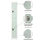 Adiroffice 12 in W, 12 in D, 72 in H, Steel ADI629-202-MGRN-PKG-2 - alternate 5
